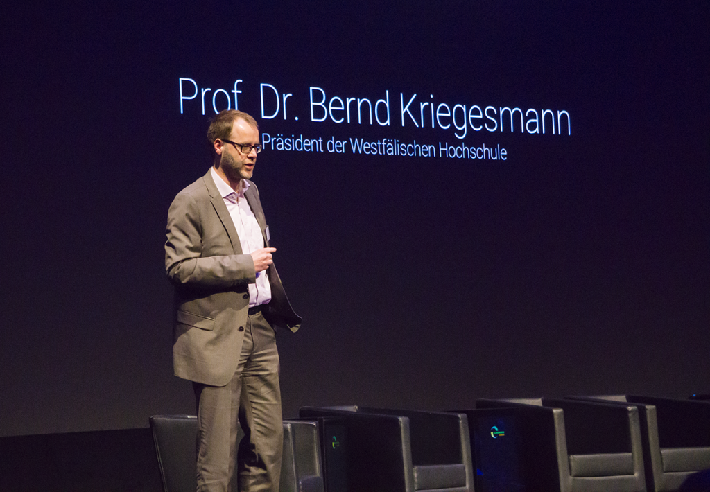 Dr. Bernd Kriegesmann, Präsident der Westfälischen Hochschule, 